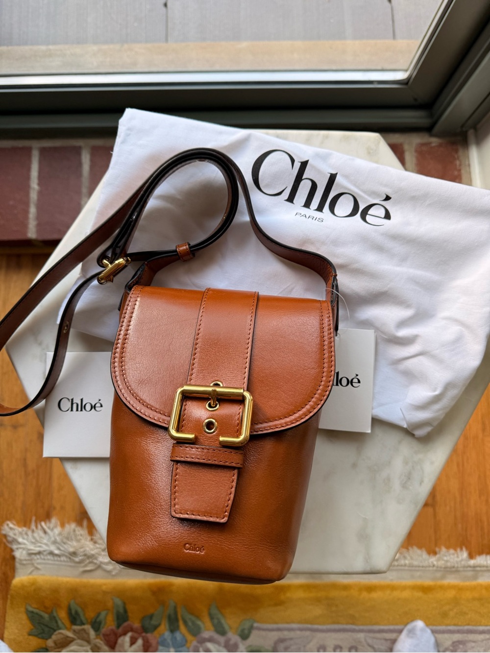 NWT Chloe crossbody leather camera bag
